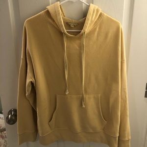 american eagle outfitters yellow sweatshirt